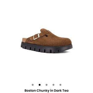 NEW Papillio by Birkenstock Boston Chunky in Dark Tea